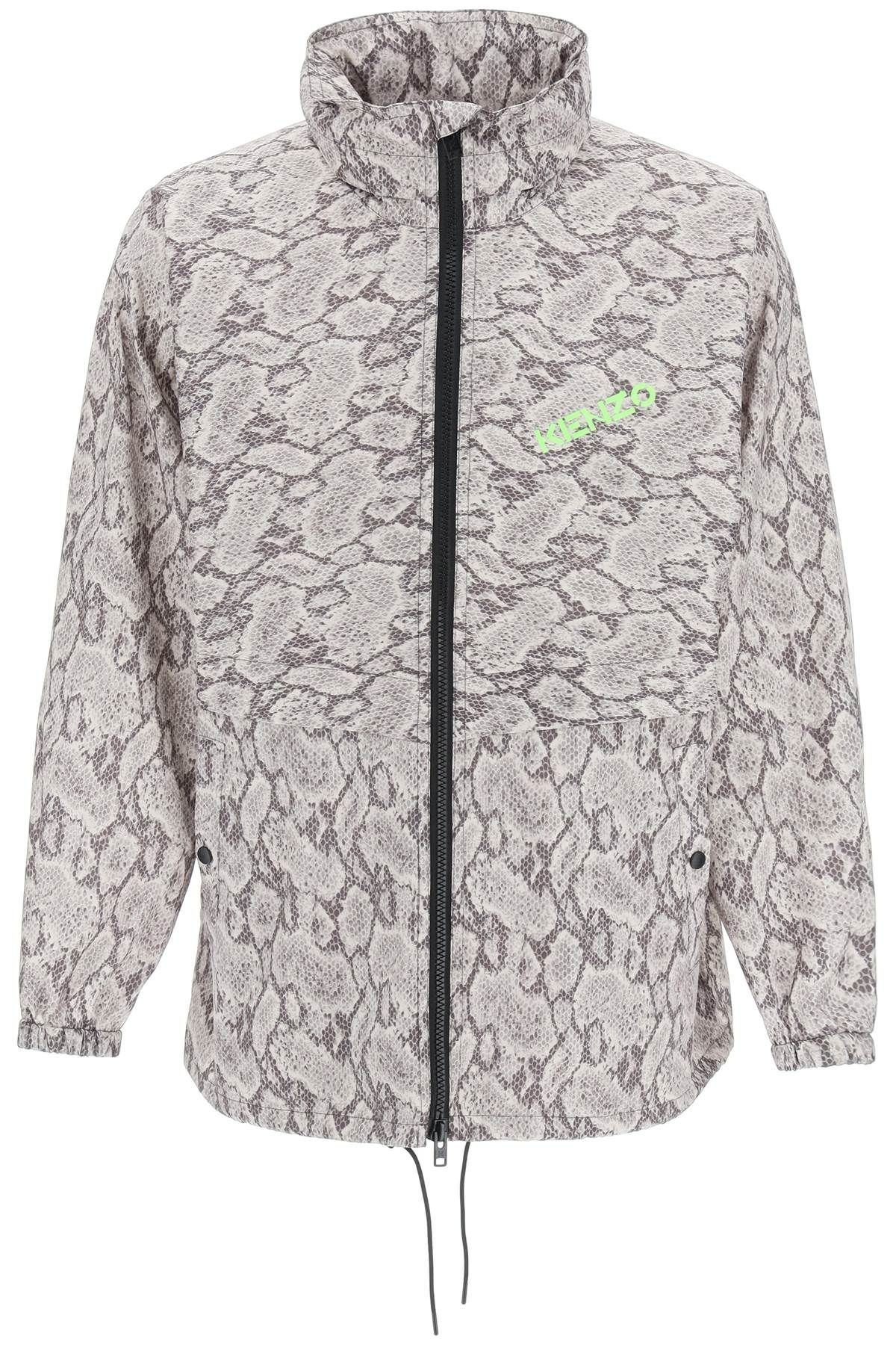 PYTHON PRINT WINDBREAKER JACKET - 1