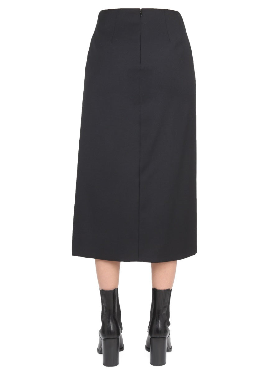 Alexander Mcqueen Women Wool And Mohair Skirt - 4