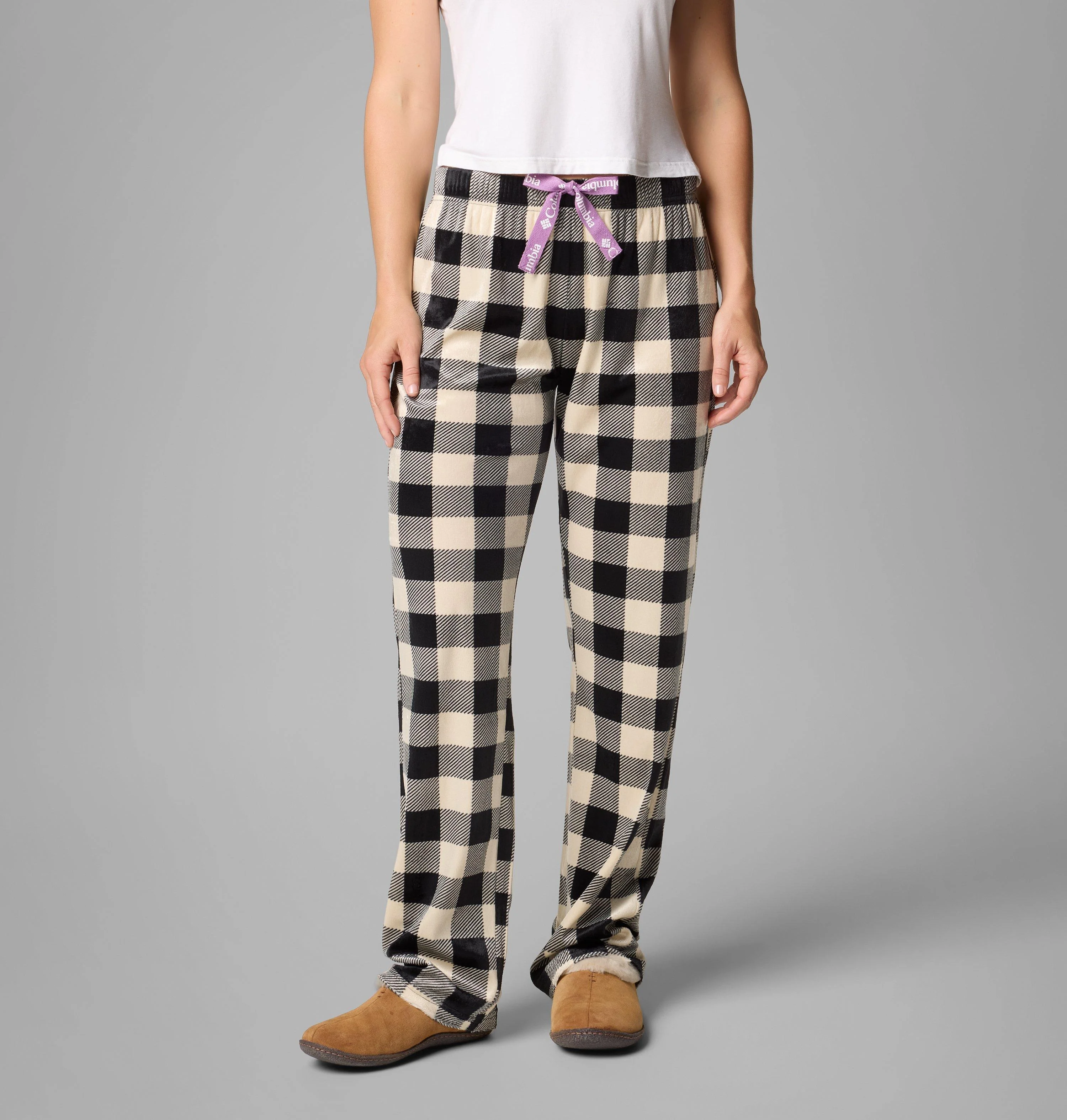 Women's Minky Fleece Pajama Pants - 1