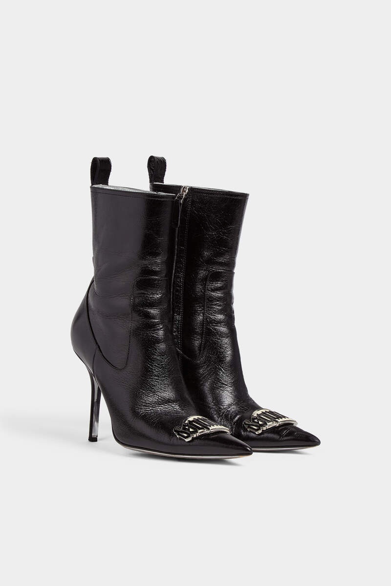 GOTHIC DSQUARED2 HEELED ANKLE BOOTS - 3
