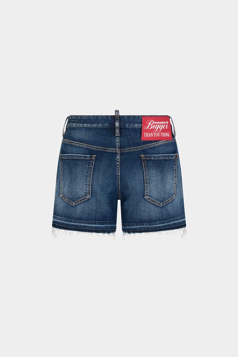 ROCCO DARK WASH DENIM SHORTS - 2