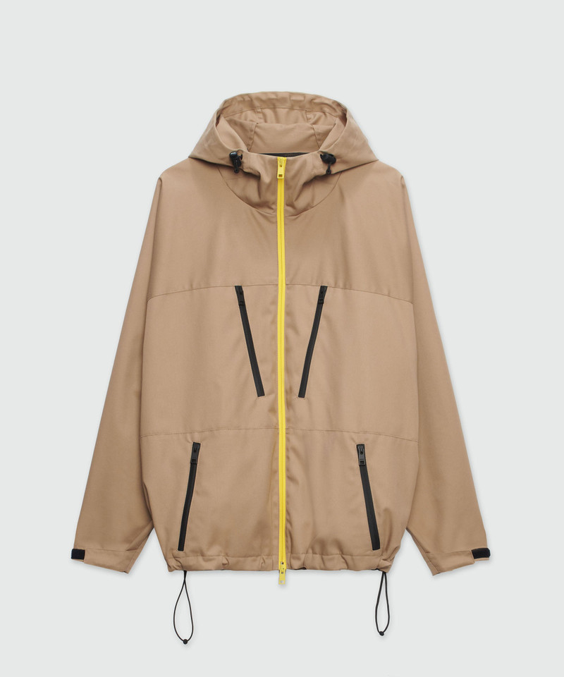Biscuit technical gabardine jacket 1