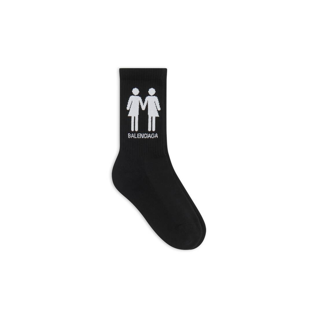Men's Pride 22 Socks in Black - 1