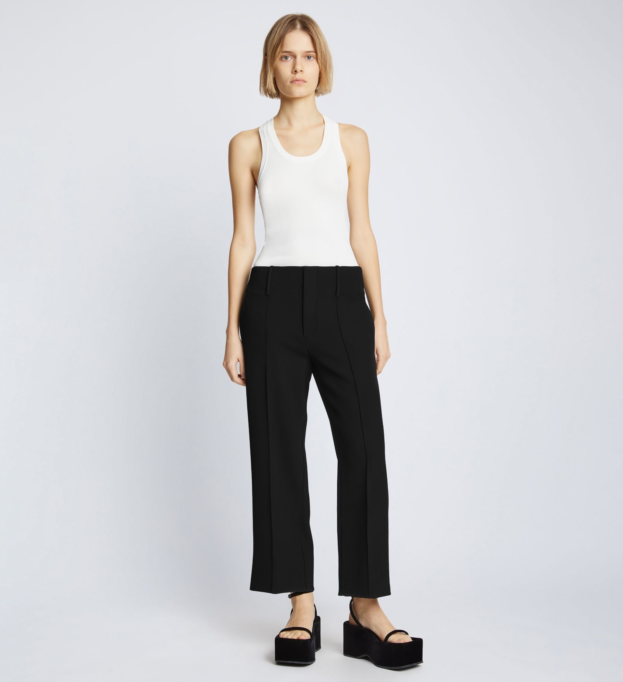 Proenza Schouler Bi-Stretch Crepe Pants - Farfetch