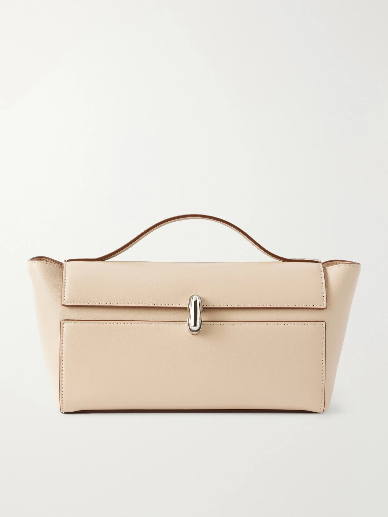 Symmetry Trapeze Pochette Leather Tote - 1