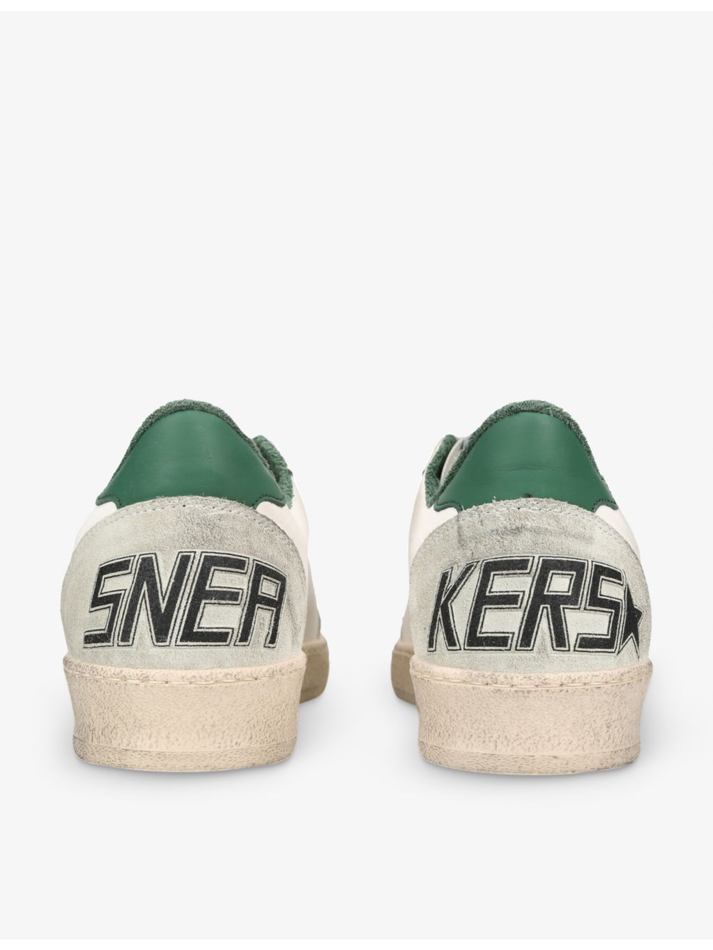 Ballstar logo-print leather low-top trainers - 4