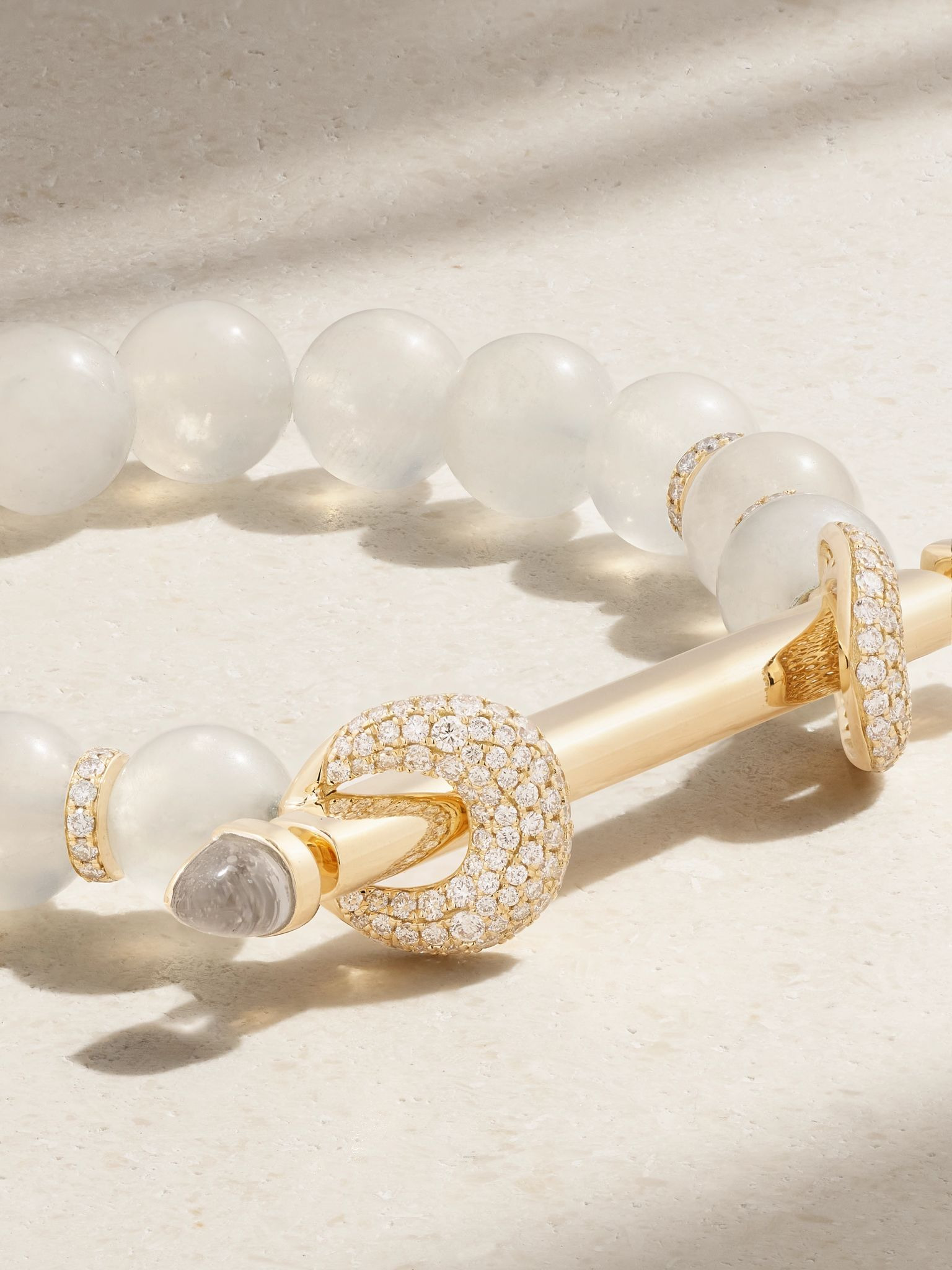Chakra 18-karat gold multi-stone bracelet Gold - 4