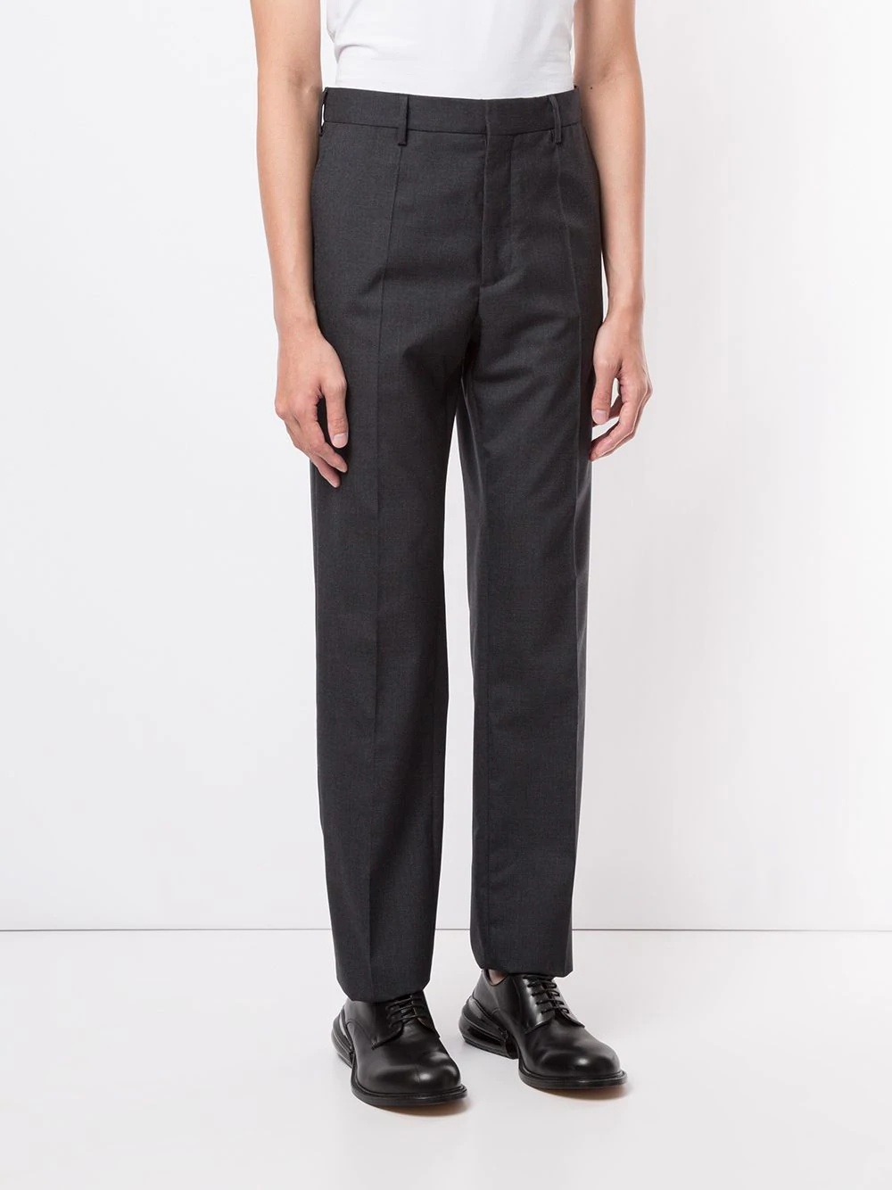 straight-leg tailored trousers - 3