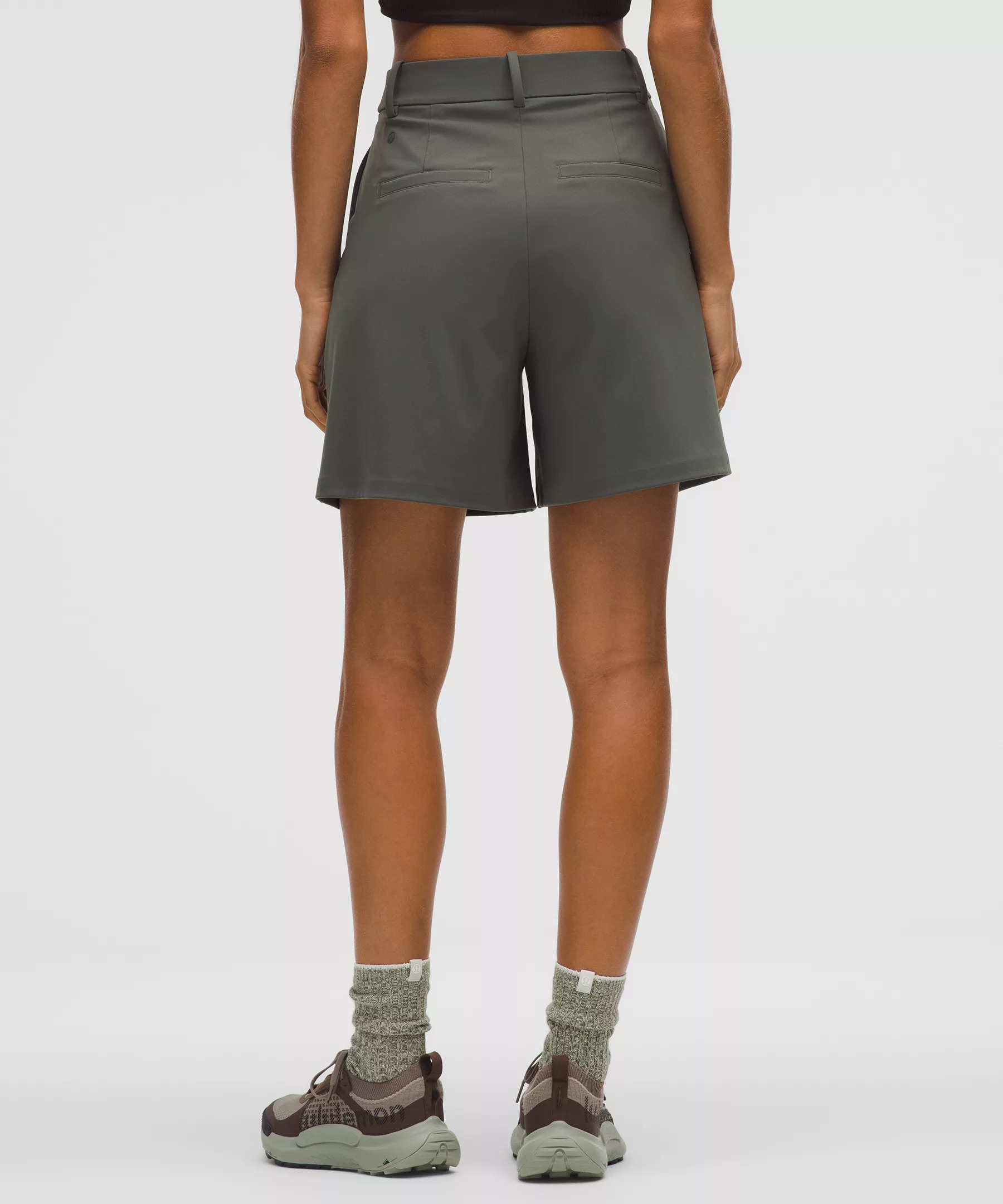 Daydrift Pleated High-Rise Short 7" - 3