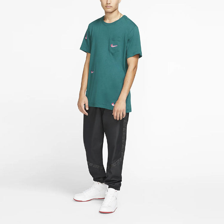 Nike SB Skateboard x Parra Pocket T-Shirt Midnight Turq Tee Green BV7056-347 - 5