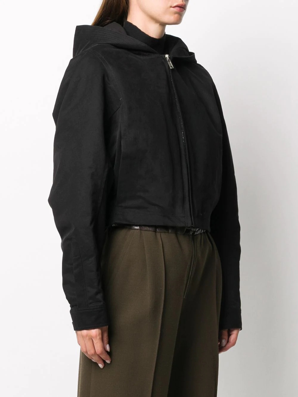 hooded oversize sleeve jacket - 3