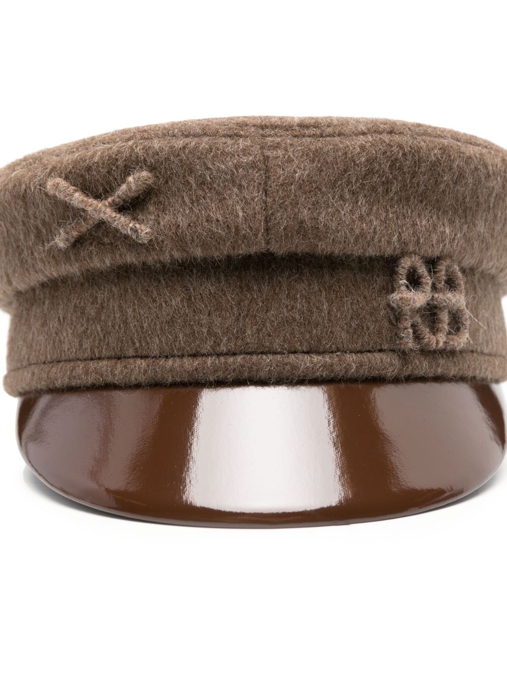 Baker Boy logo-appliqué cap - 2