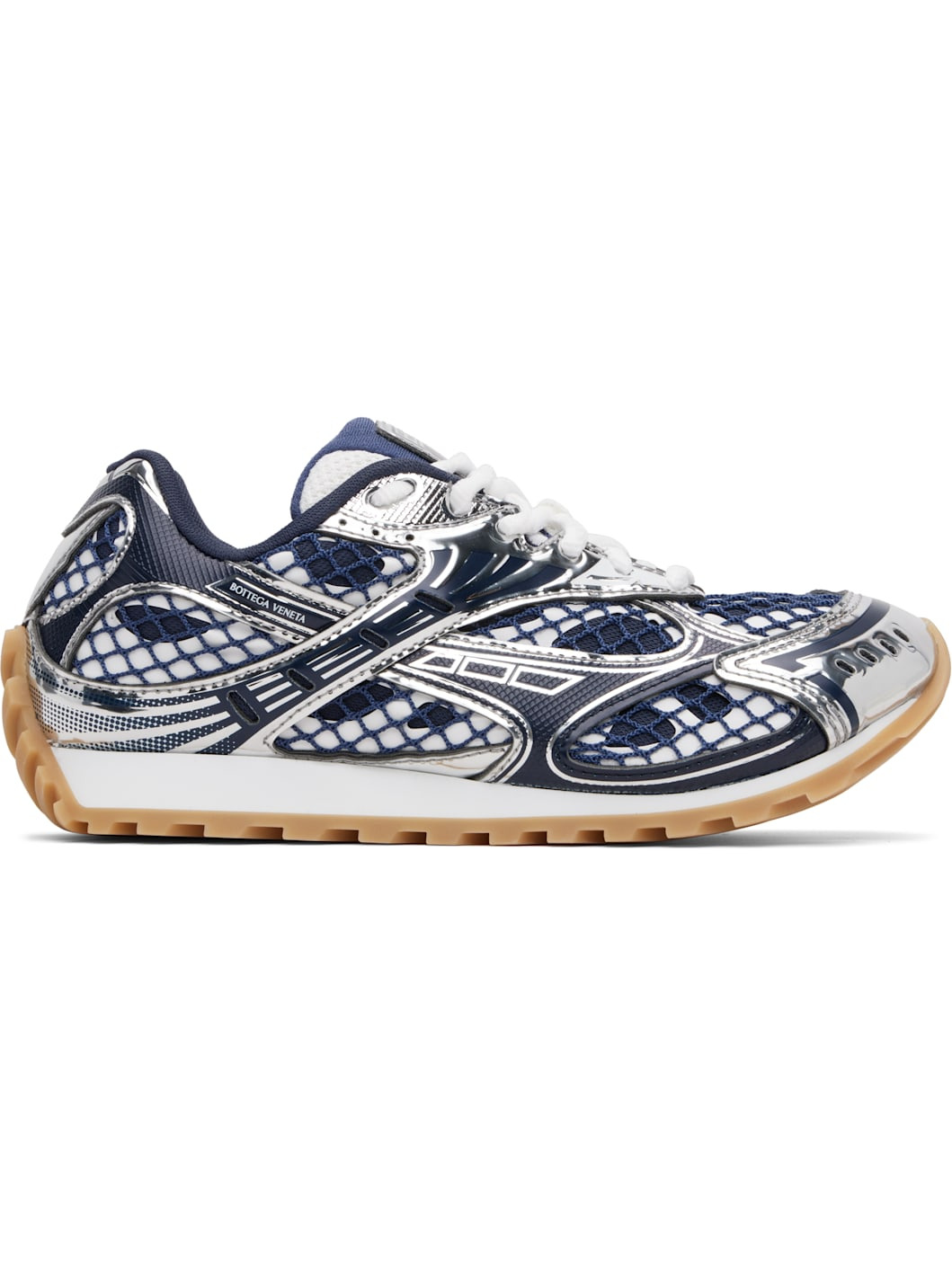 Navy & Silver Orbit Sneakers - 1