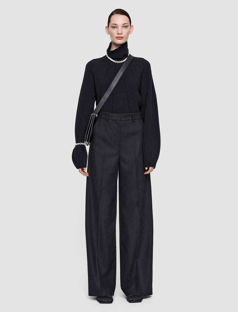 JOSEPH Flannel Stretch Alana Trousers outlook