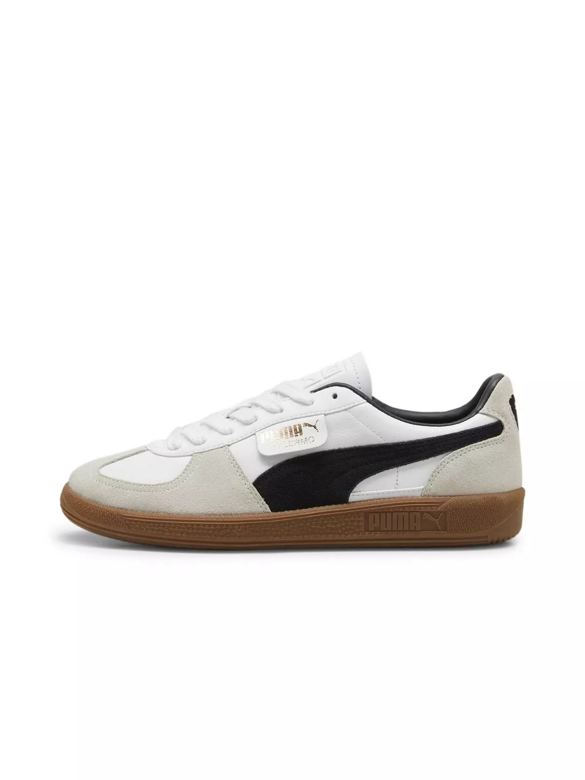 PUMA Palermo Leather "PUMA White/Vapor Grey/Gum" Men's Shoe - 2