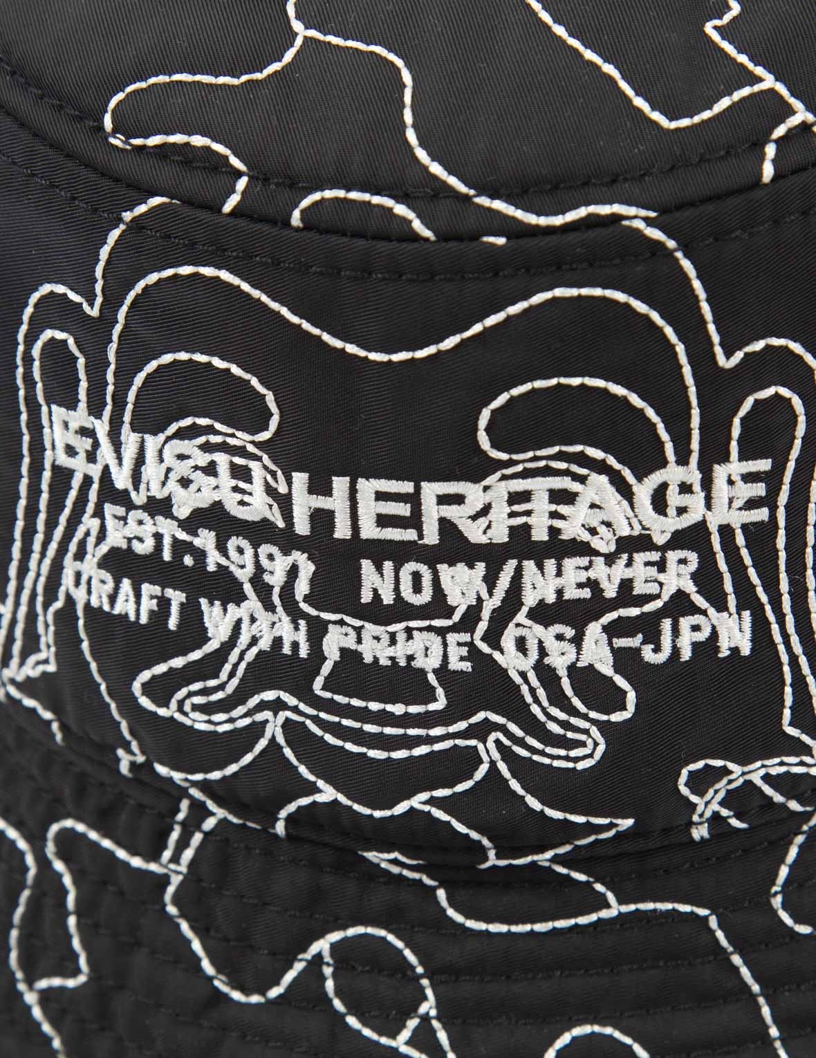 ALLOVER GODHEAD CAMOUFLAGE EMBROIDERY BUCKET HAT - 6