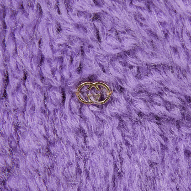 Brushed wool mohair blend sweater 5