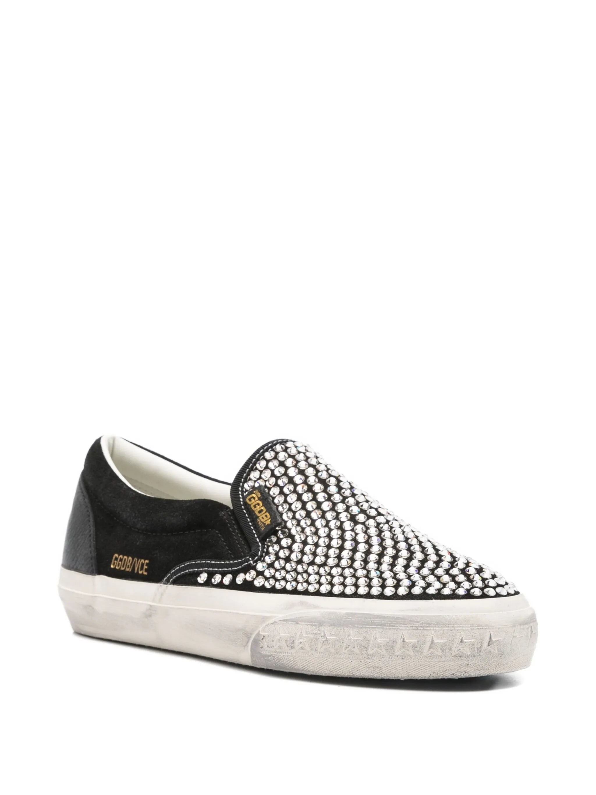 Golden Goose VCE Crystal-embellished Slip-on Sneakers - 4