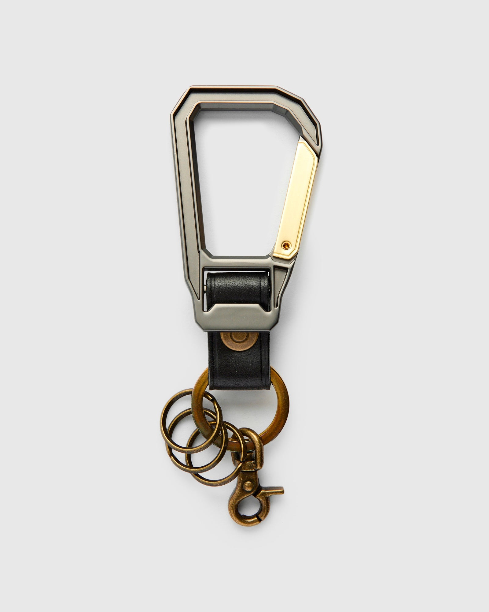 Carabiner Keychain in Black - 3