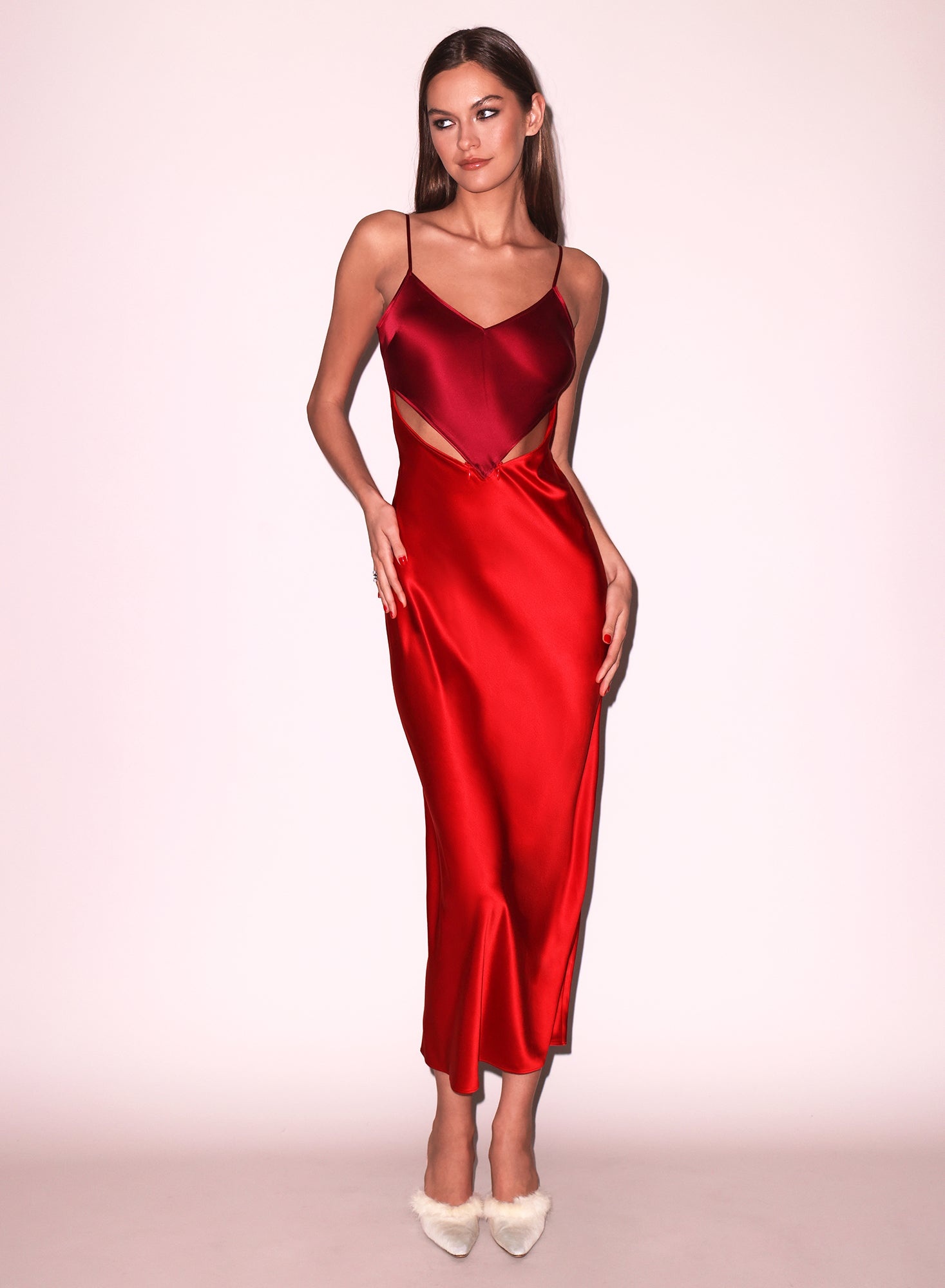 Scarlet Slip Dress - 2