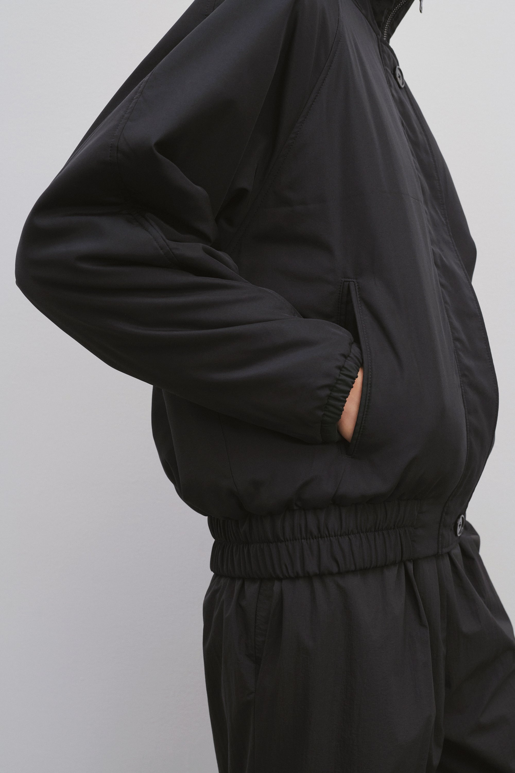 Ide Jacket in Silk and Nylon - 4