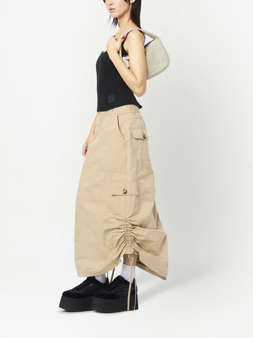 The Pushlock mini leather hobo bag - 2