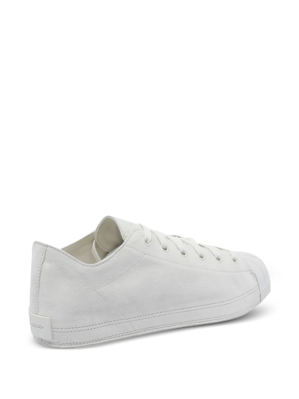 suede leather lace-up sneakers - 3