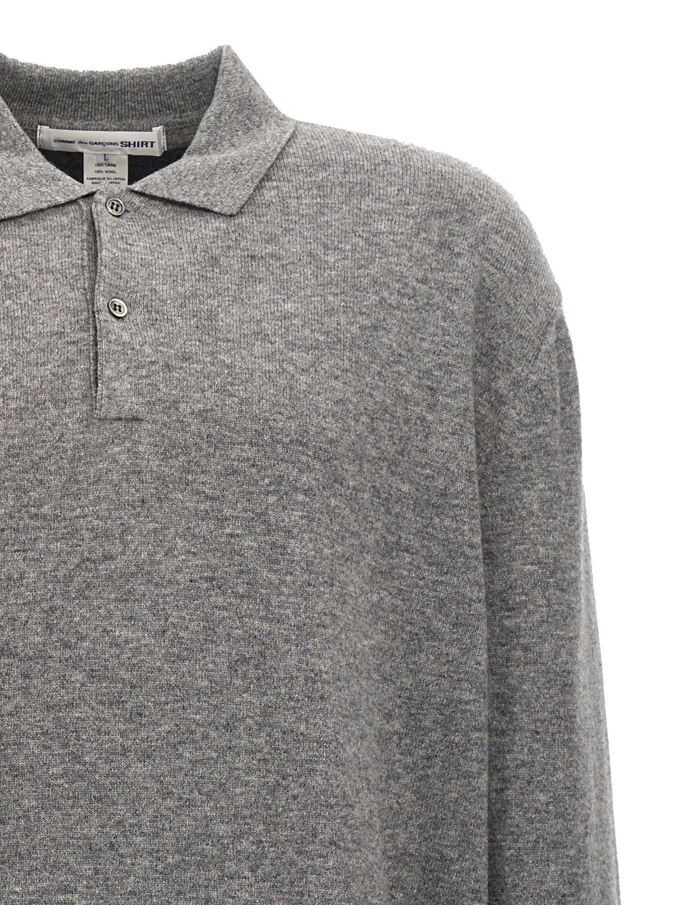 Polo Sweater Sweater, Cardigans Gray - 3