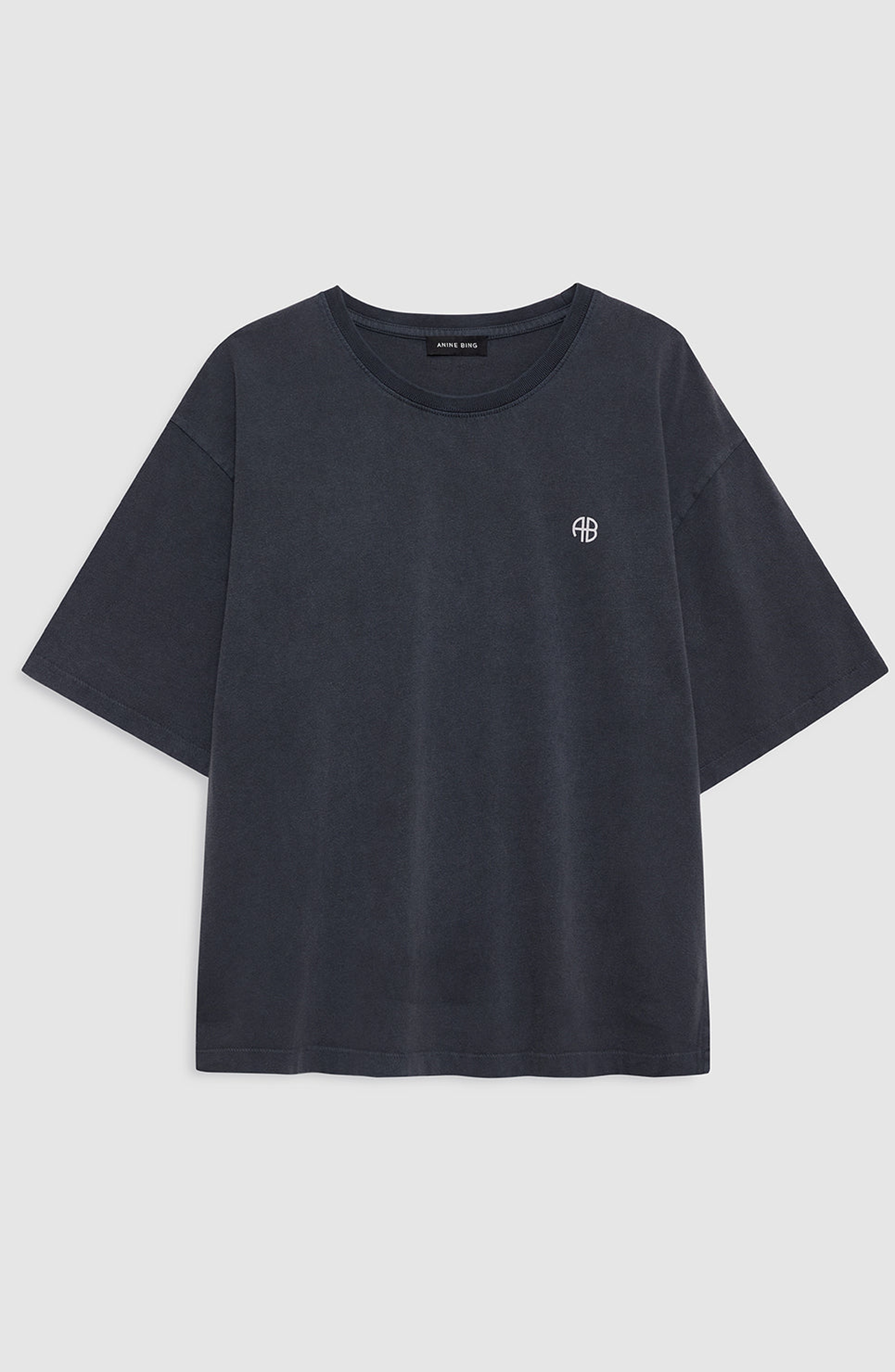 ANINE BING Rudy Empowerment Tee in Washed Black at Nordstrom - 4