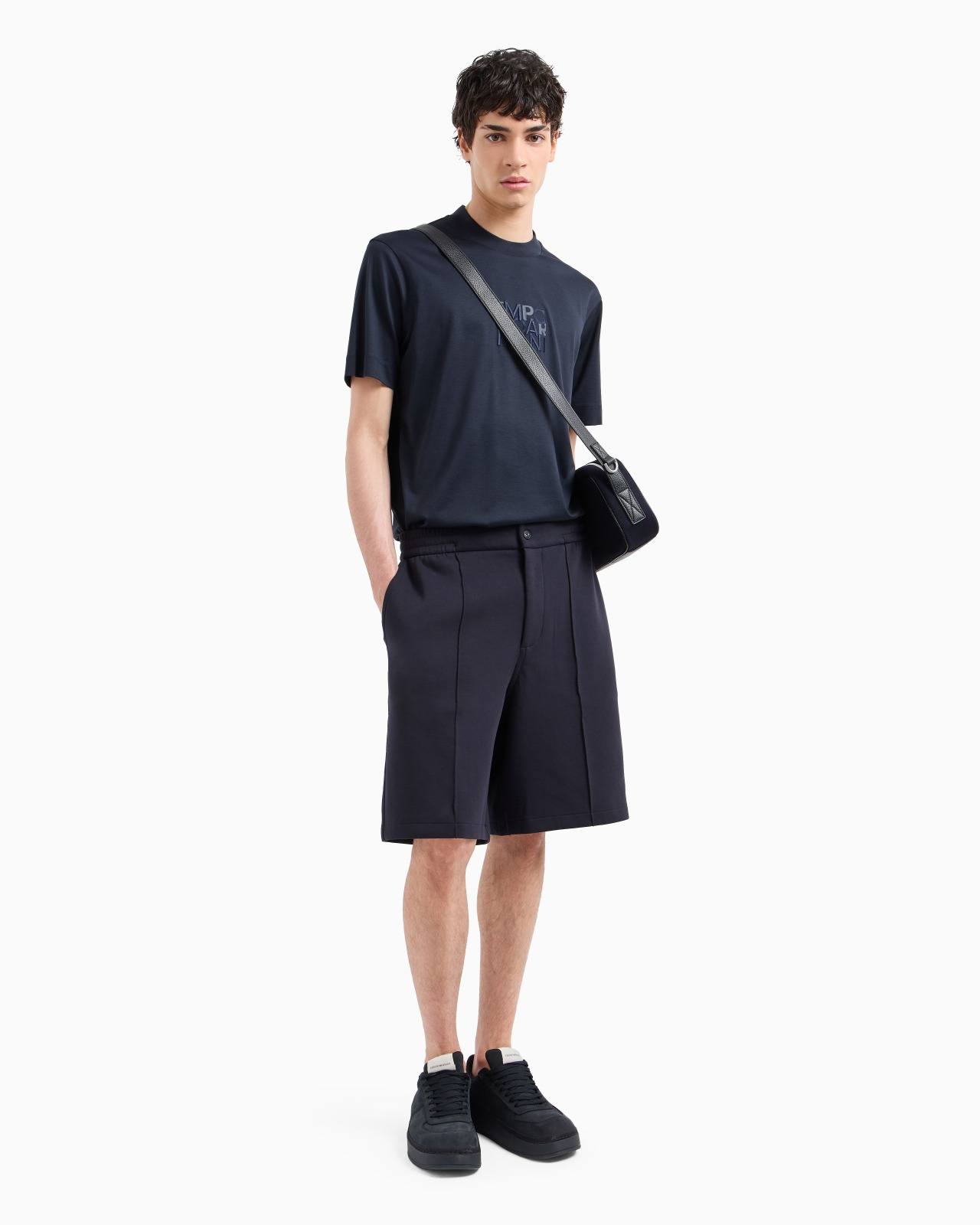 Double-jersey Bermuda shorts with ribs - 4