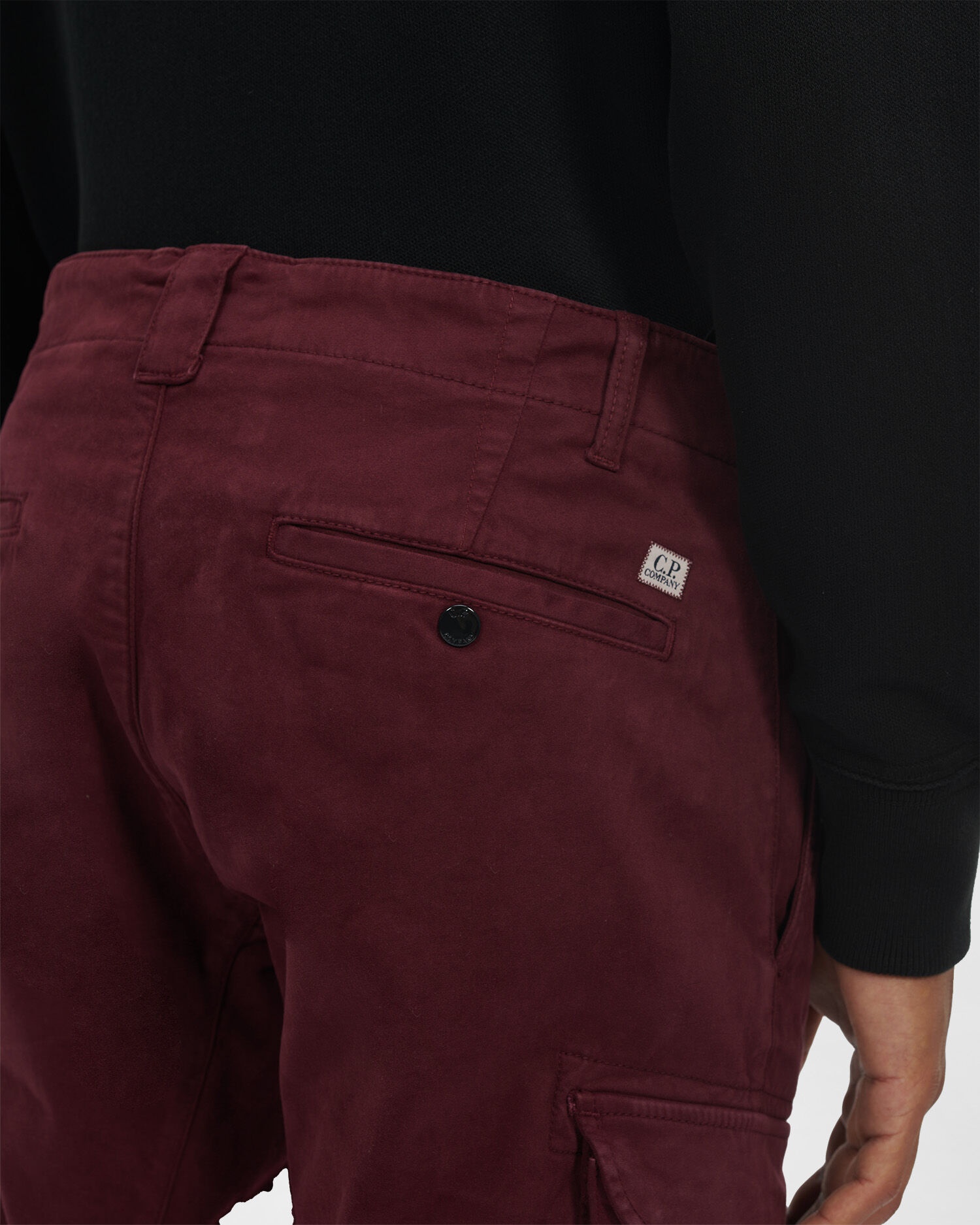 Stretch Sateen Cargo Pants Ergonomic Fit - 6