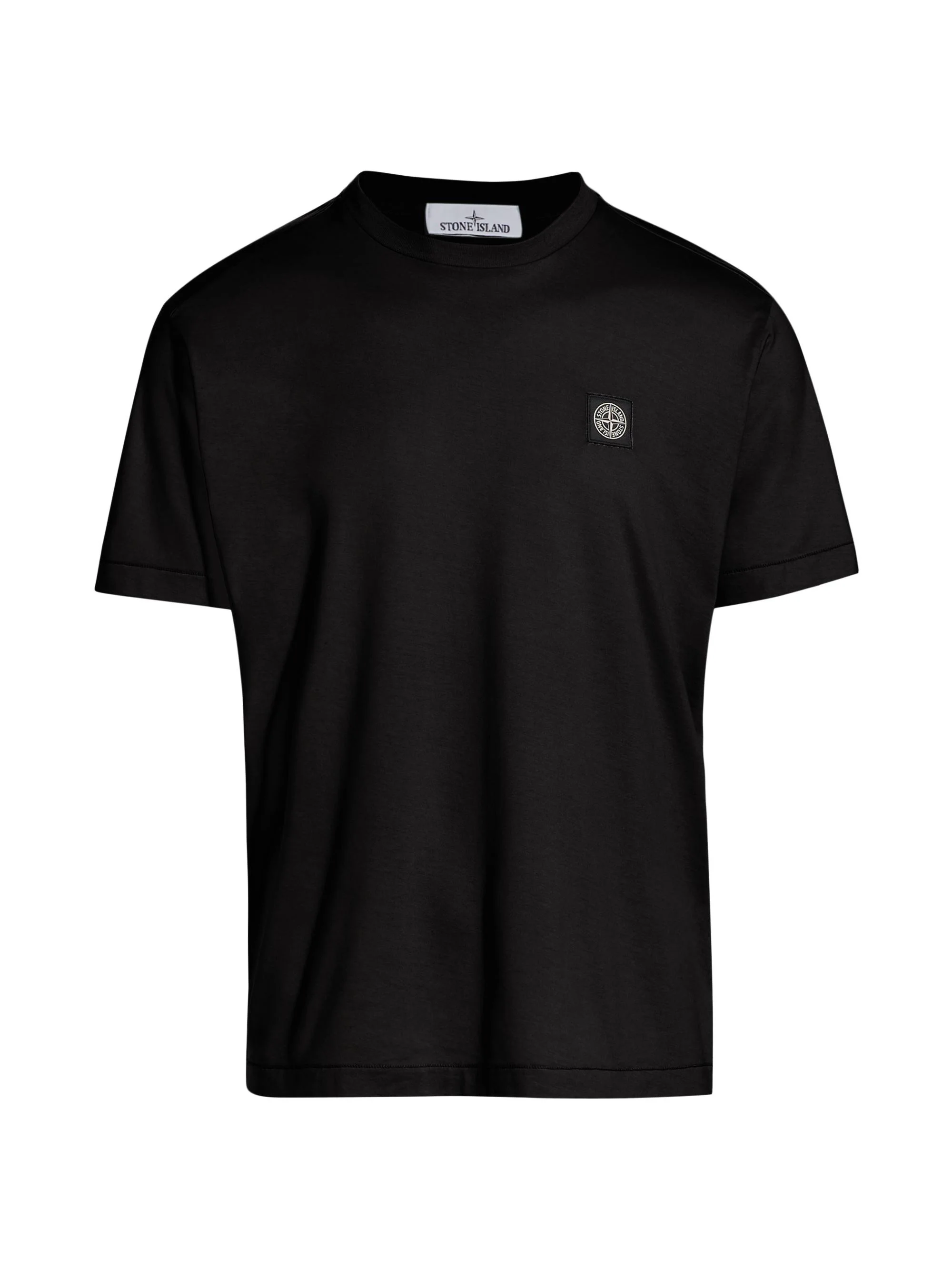 Men's Cotton Crewneck T-Shirt - Black - 1
