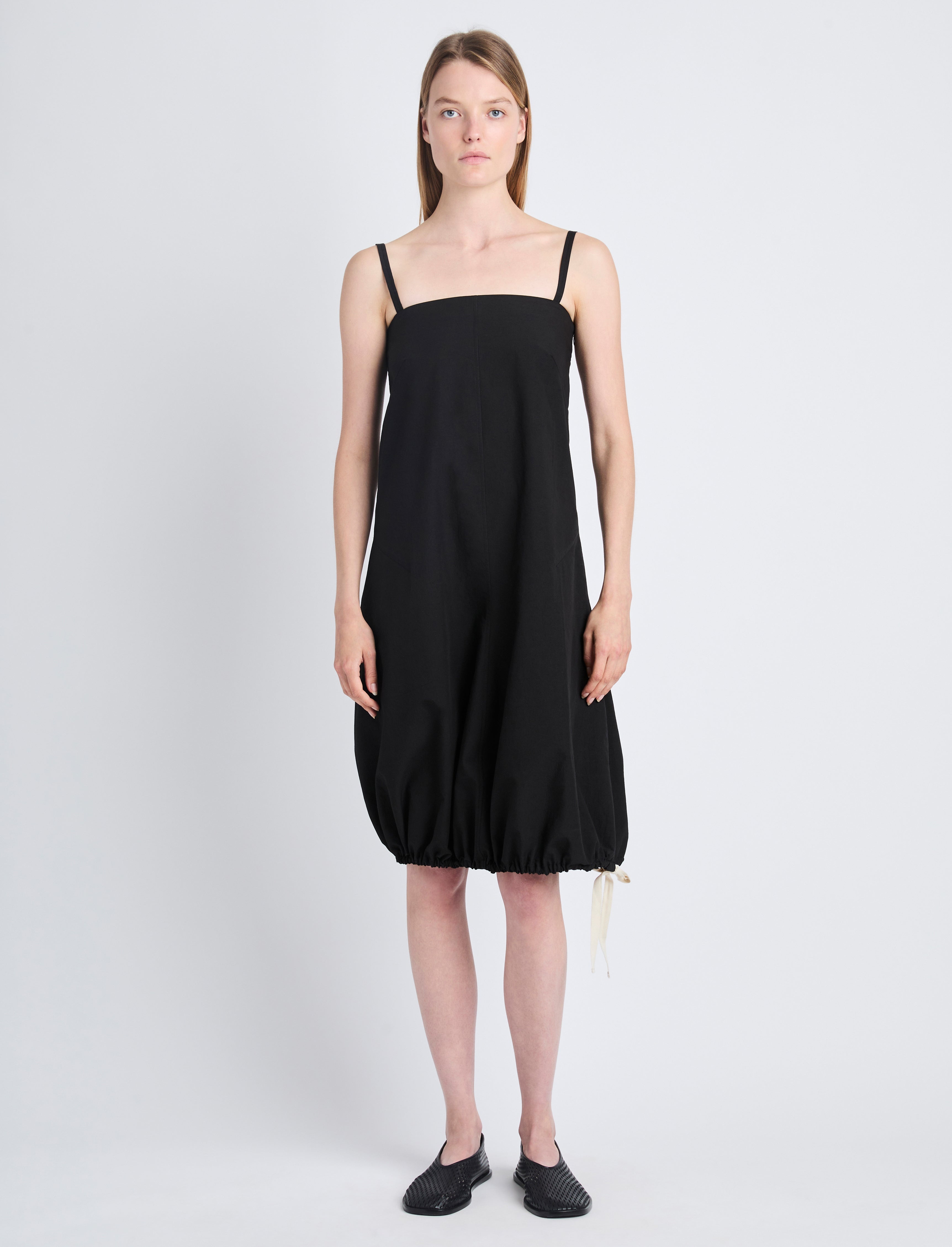 Emilia Dress in Lightweight Crinkle Poplin - 2