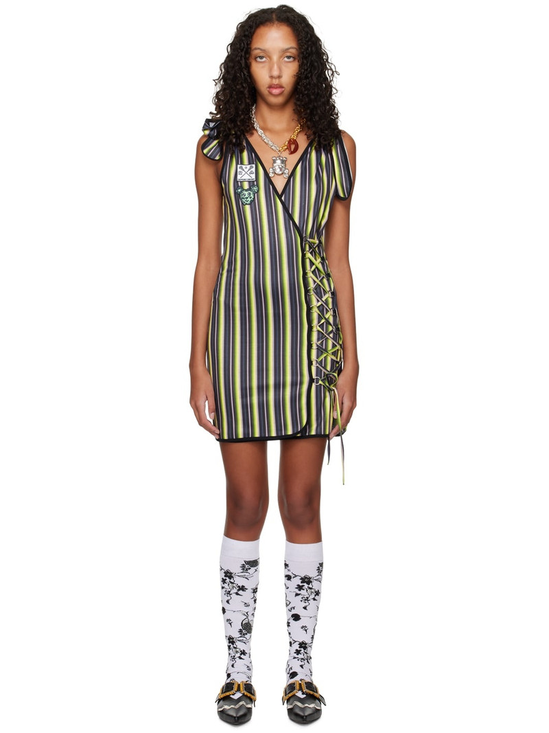 Multicolor Knock Out Minidress - 1