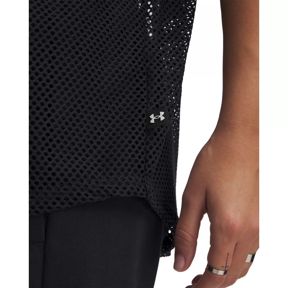 Women's UA Sportstyle Baseball Jersey - Black/White - 3