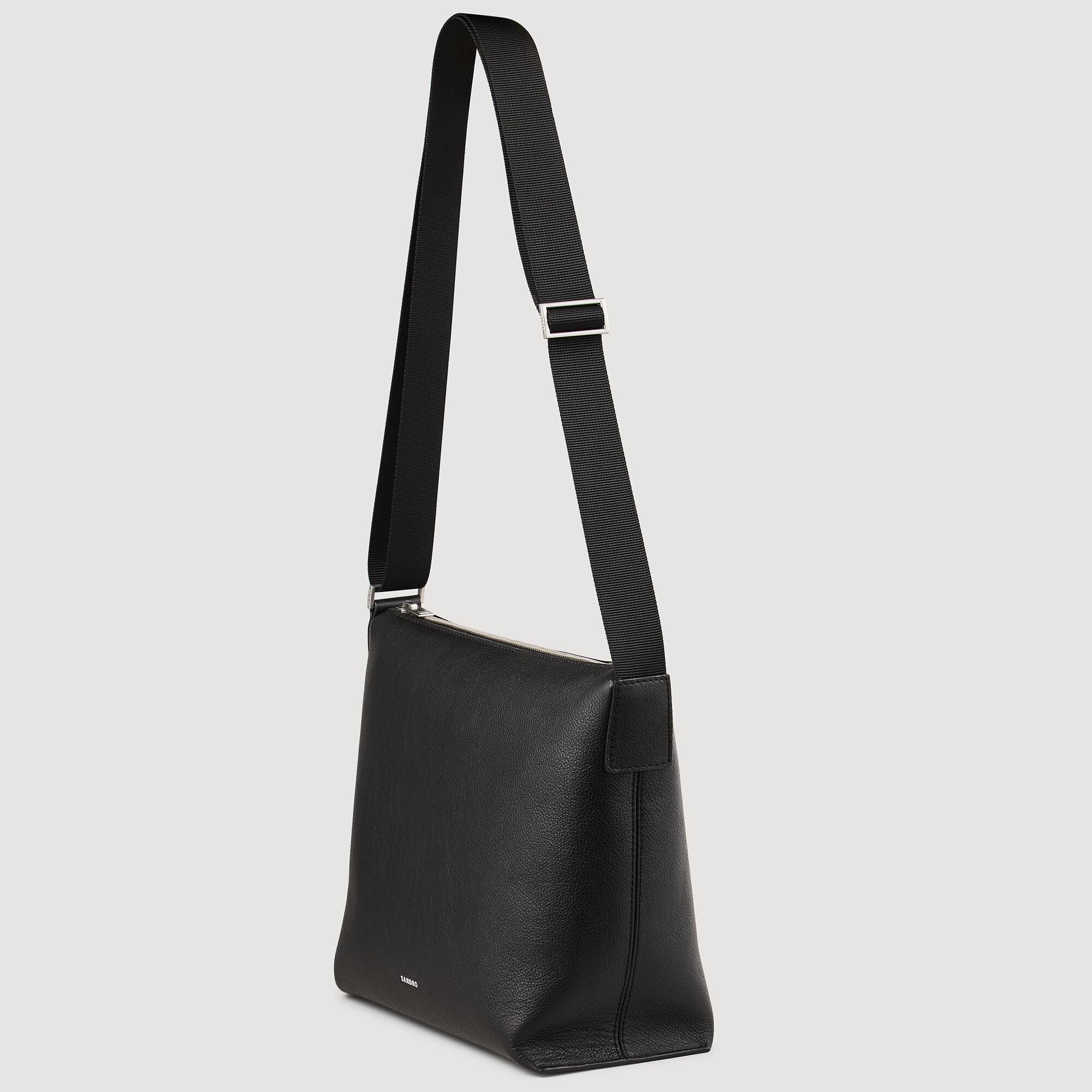 GRAINED LEATHER SATCHEL - 4