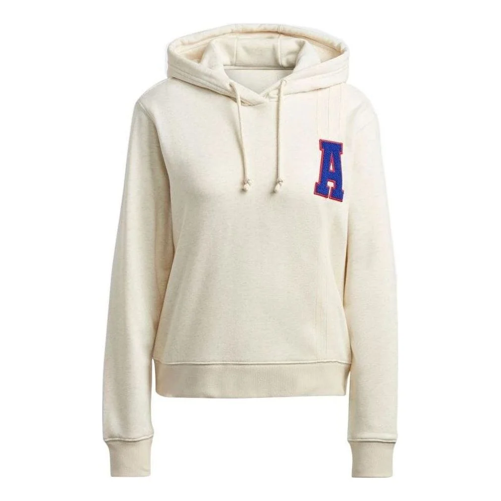 (WMNS) adidas Originals Small Logo Hoodies 'White' IC5229 - 1