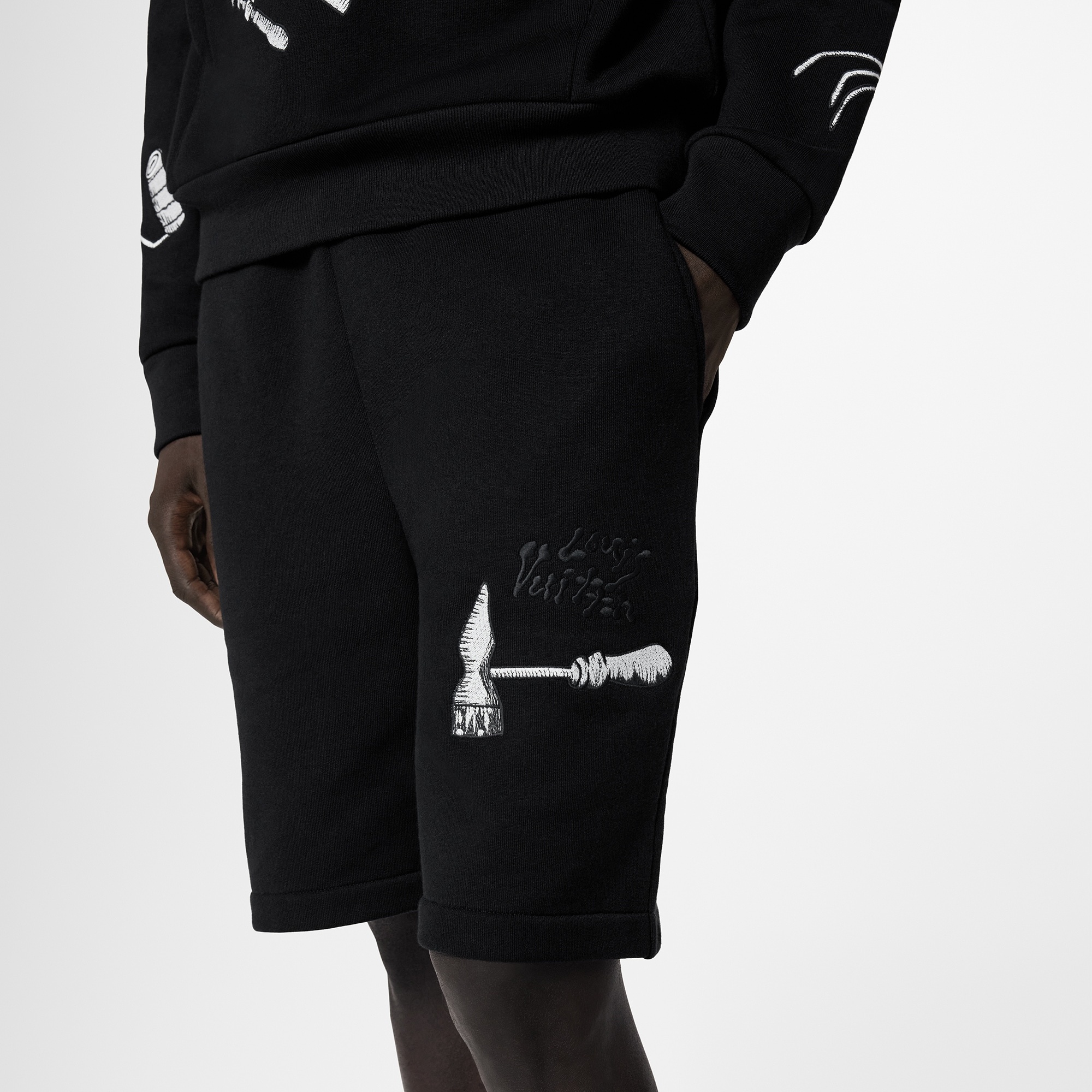 Tools Embroidery Shorts - 4