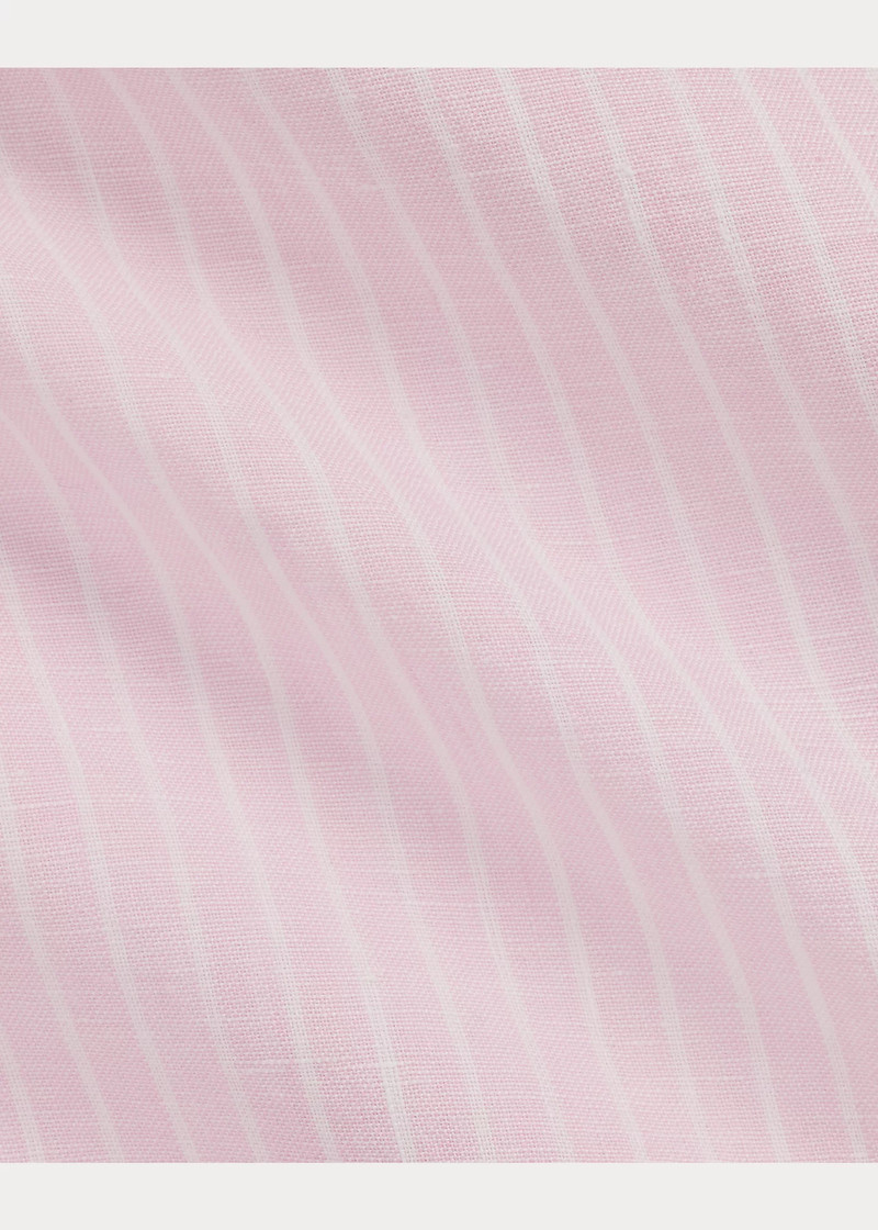 Classic Fit Striped Linen Shirt 6