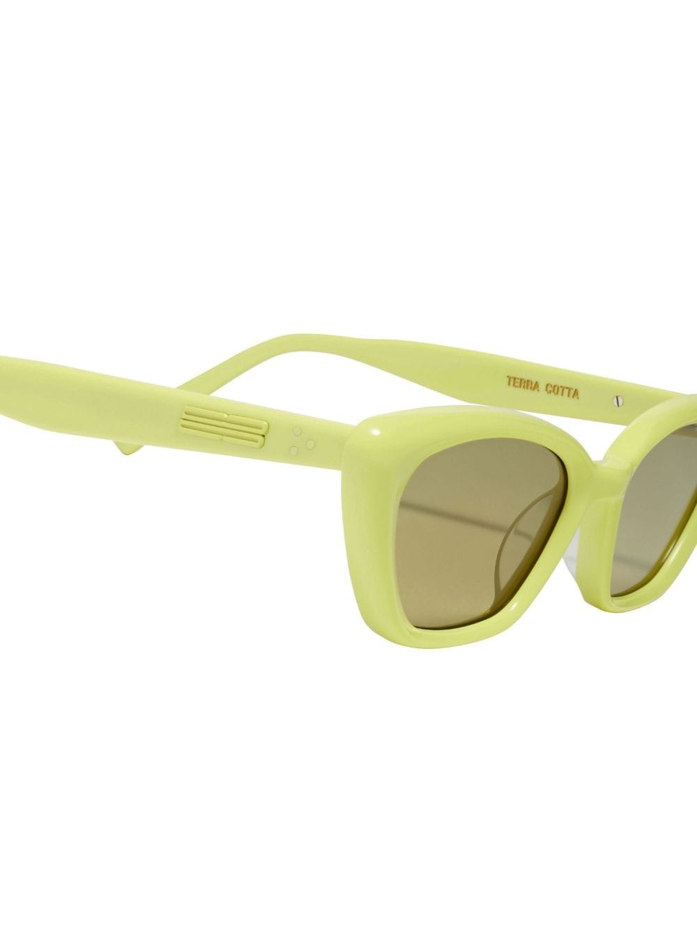 Terra Cotta Y7 logo-plaque sunglasses - 3