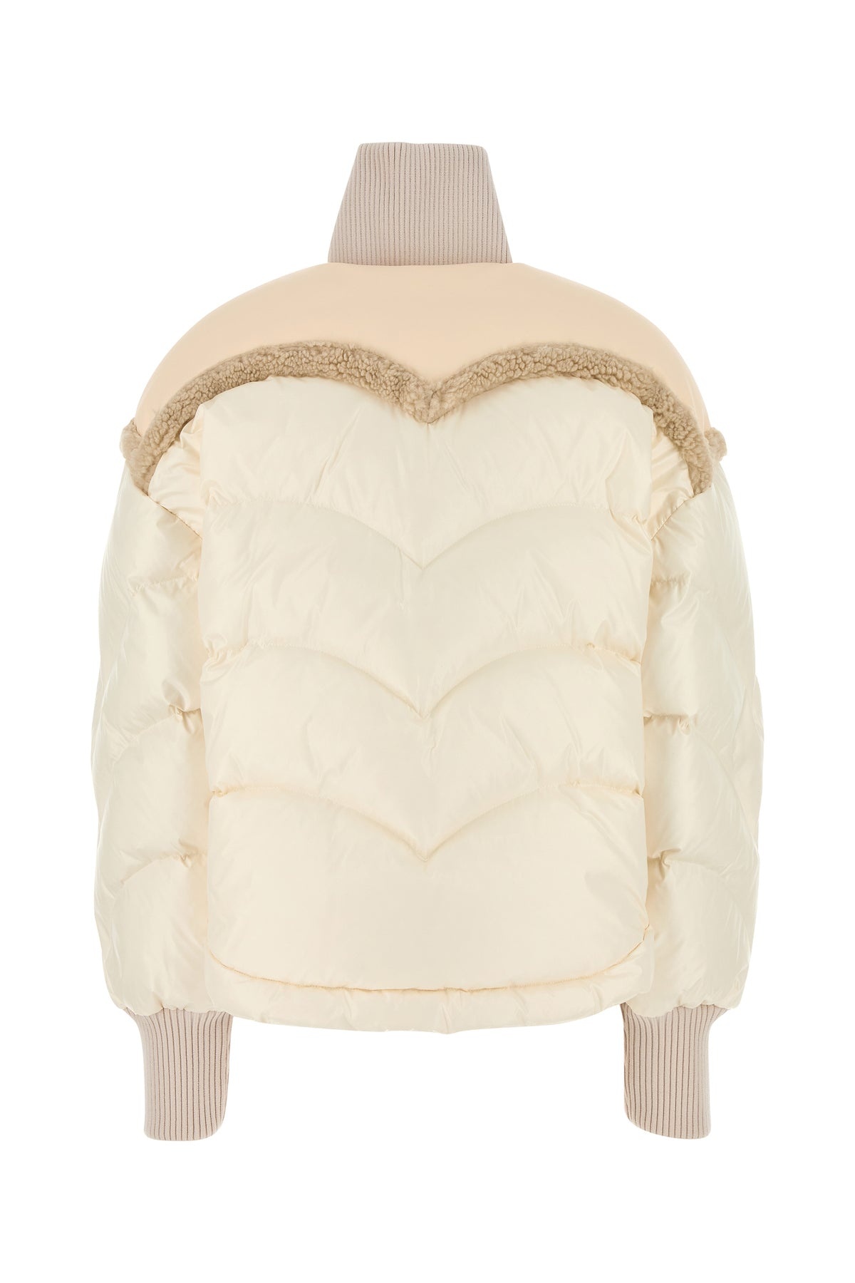 Ivory nylon Corazon down jacket - 2