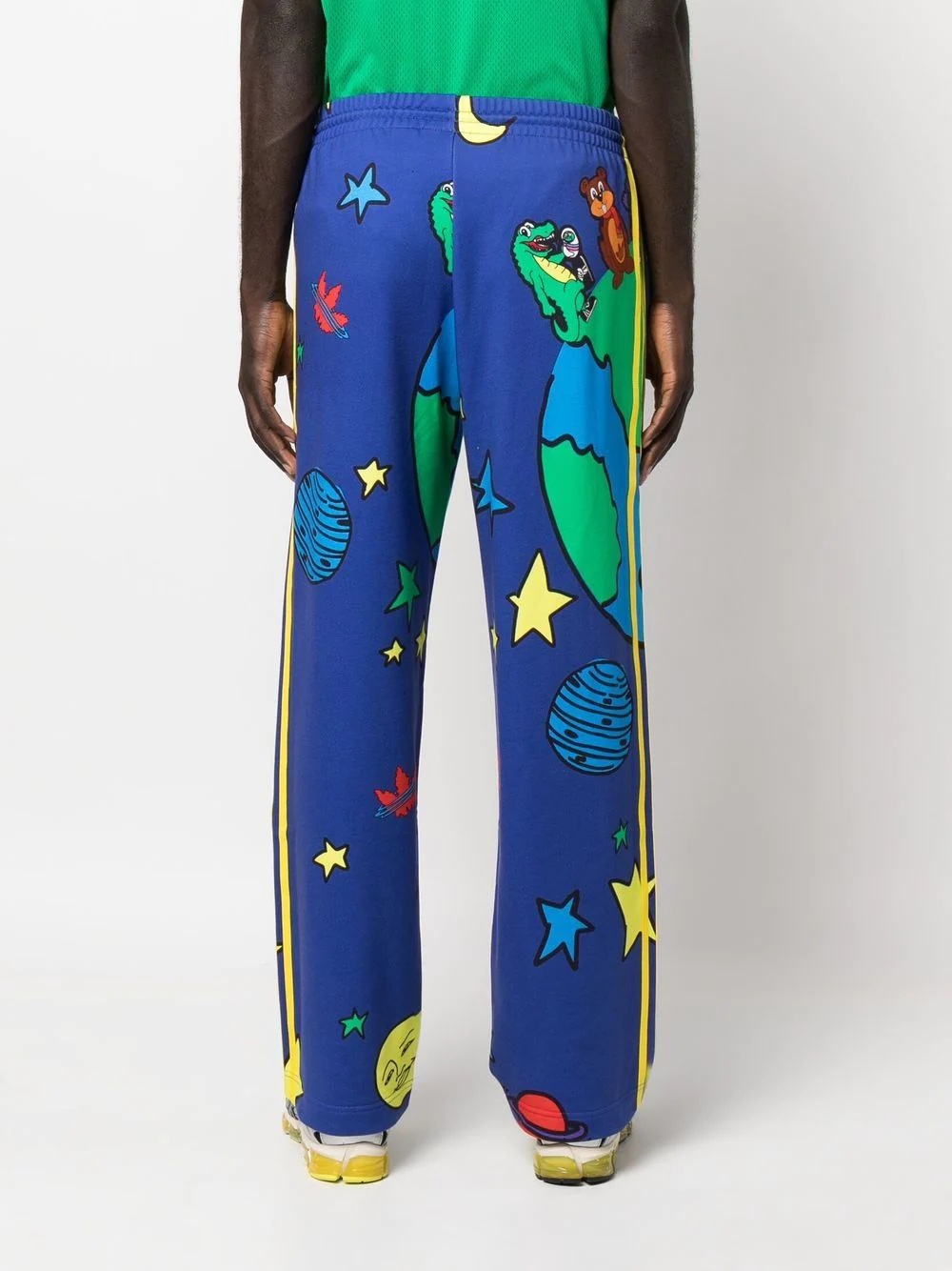 x Kerwin Frost Planet AOP printed track pants - 4