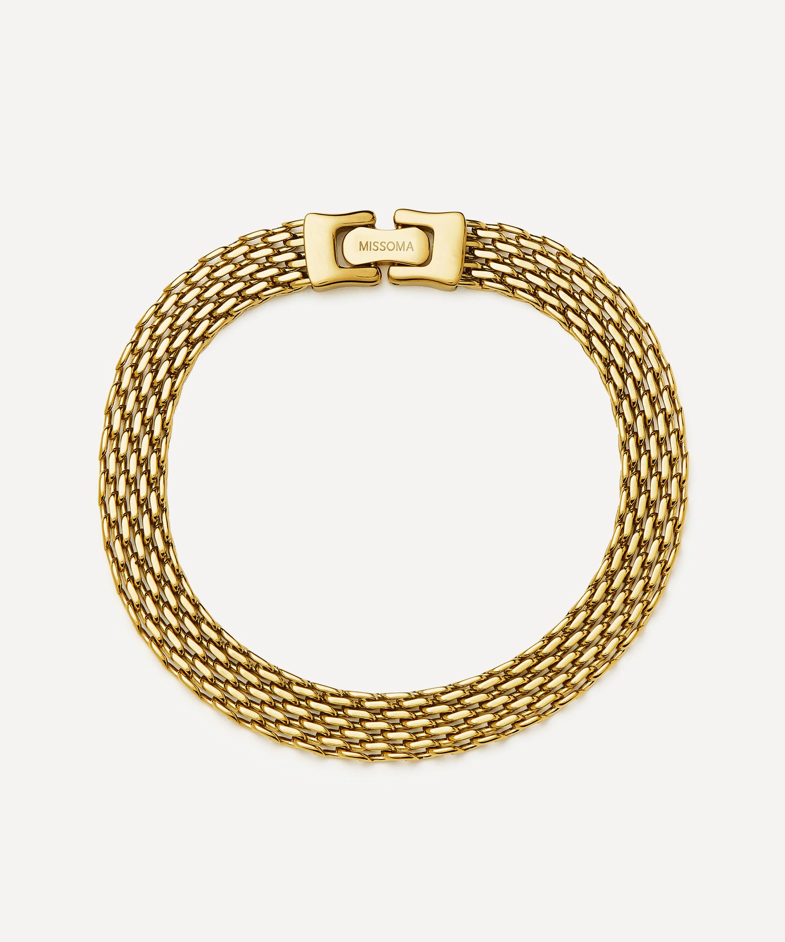 18ct Gold-Plated Heirloom Chain Bracelet - 1