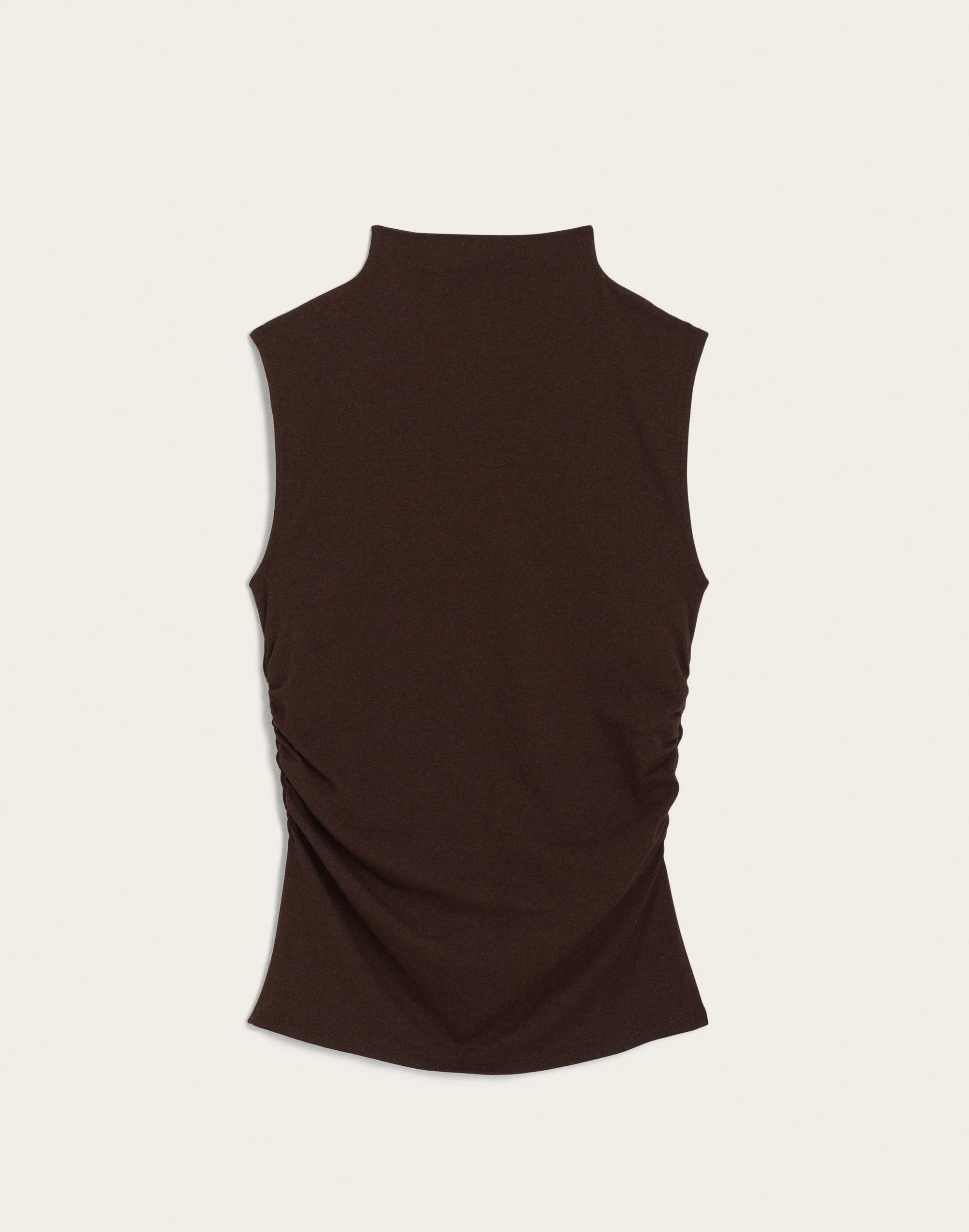 Ruched Mockneck Tank - 1