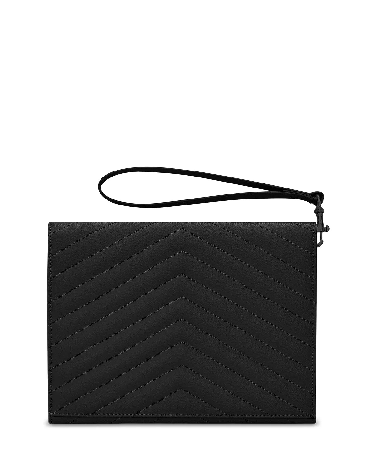 Cassandre Matelasse Flap Pouch In Quilted Grain De Poudre Embossed Leather - 5