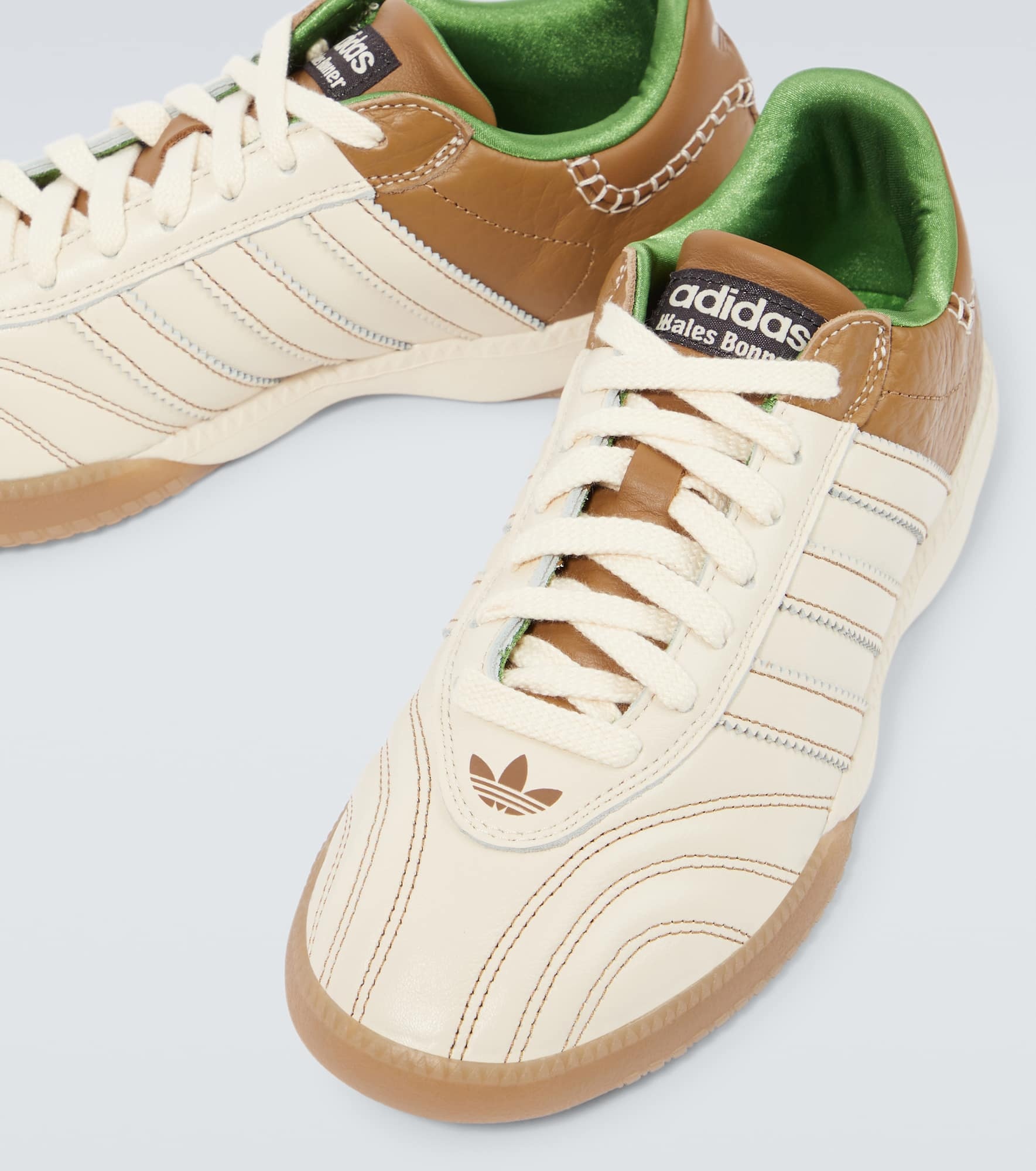 x Wales Bonner Samba leather sneakers - 2