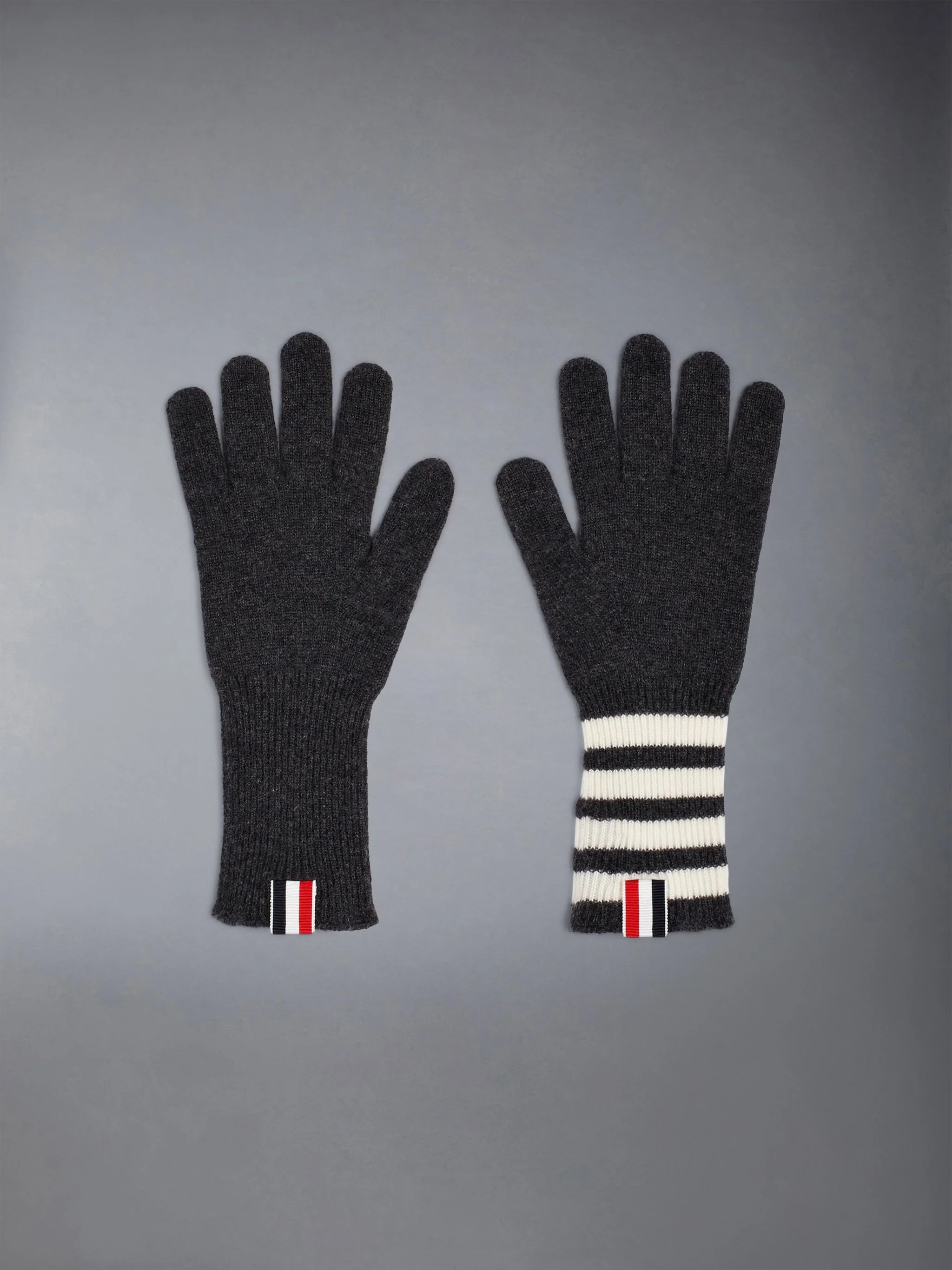 4-BAR CASHMERE GLOVES - 1