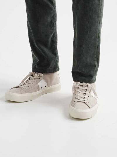 TOM FORD Cambridge Leather-Trimmed Suede High-Top Sneakers outlook