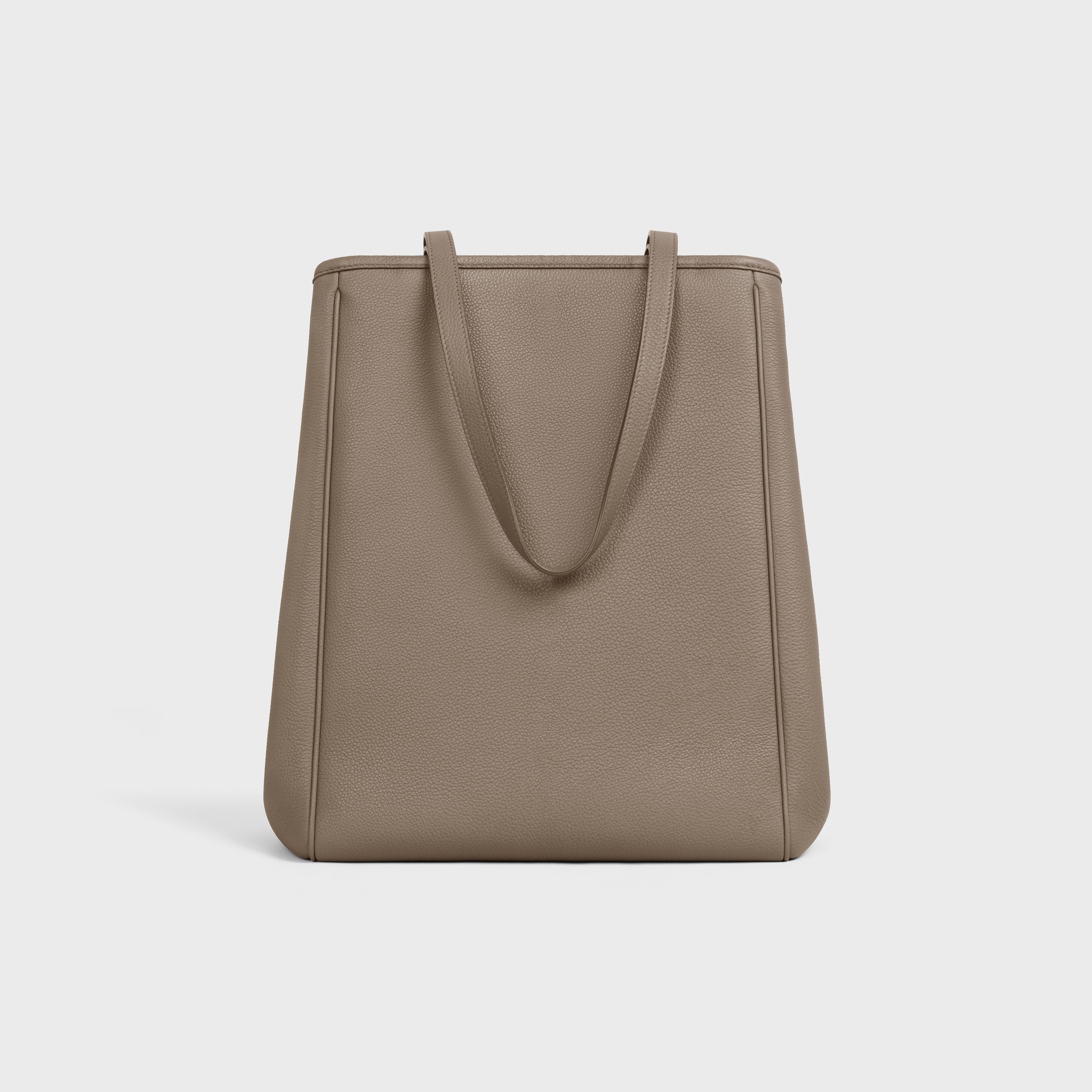 Medium Folded Cabas in Grained Calfskin - 3