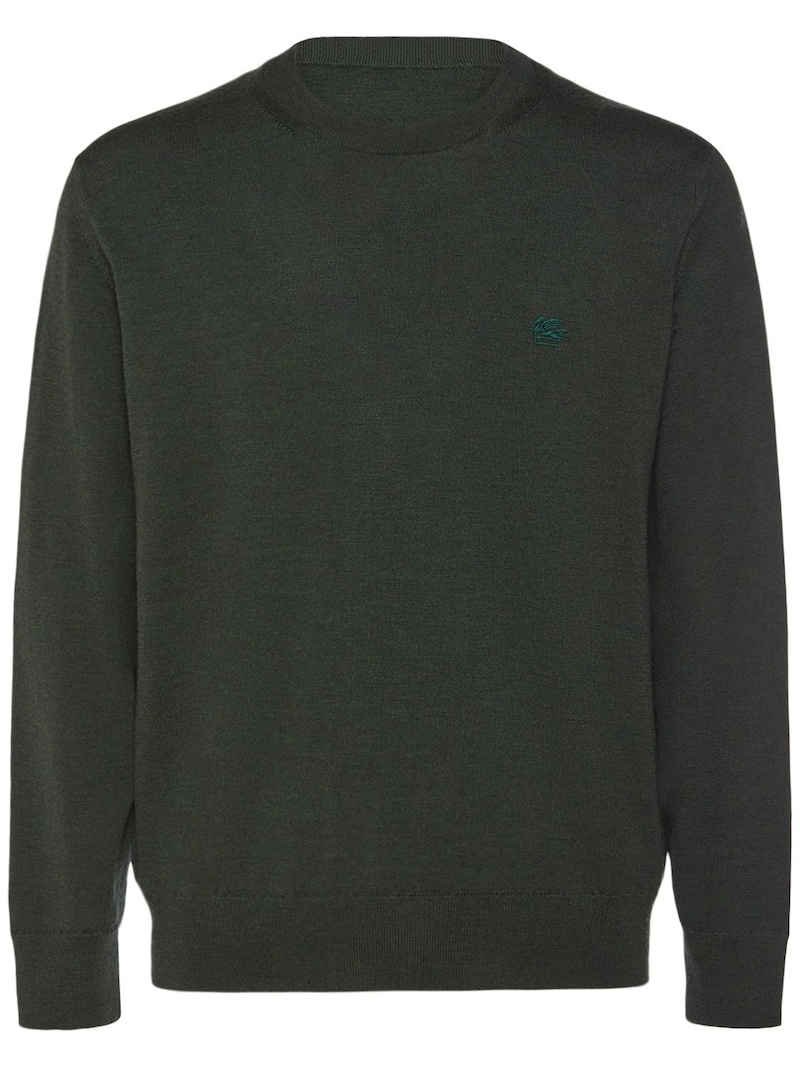 Roma wool crewneck sweater - 1